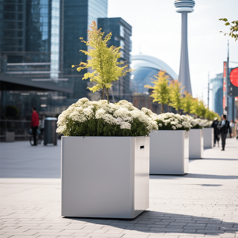Elevating Your Garden with Stainless Steel, Aluminum, and Corten Planters